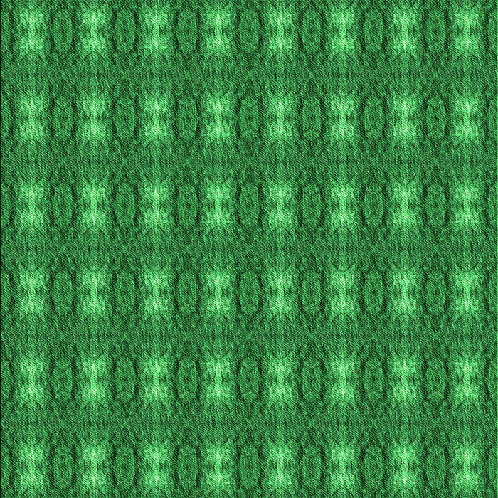 Patterned Green Rug, pat2028grn