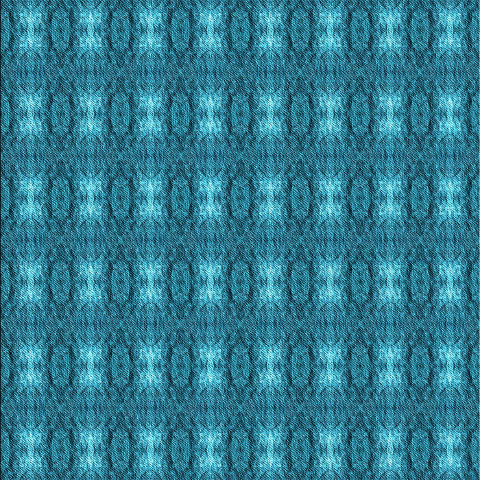 Patterned Teal Green Rug, pat2028lblu