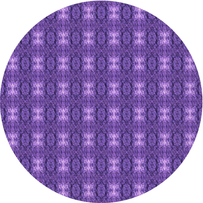 Square Machine Washable Transitional Amethyst Purple Rug in a Living Room, wshpat2028pur