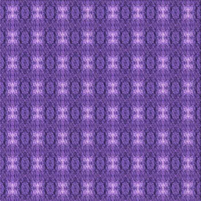 Round Machine Washable Transitional Amethyst Purple Rug, wshpat2028pur