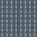 Square Patterned Dark Blue Grey Blue Novelty Rug, pat2028