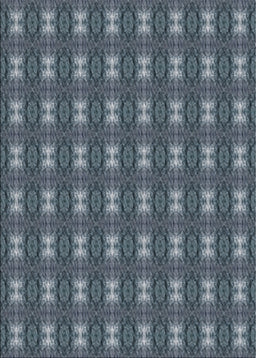 Patterned Dark Blue Grey Blue Novelty Rug, pat2028