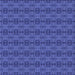 Round Patterned Sapphire Blue Rug, pat2029blu