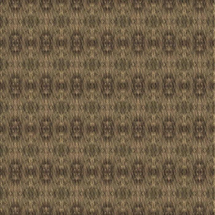 Patterned Dark Gold Brown Rug, pat2029brn