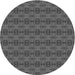 Square Patterned Gray Rug, pat2029gry