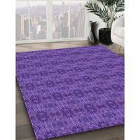 Patterned Amethyst Purple Rug, pat2029pur