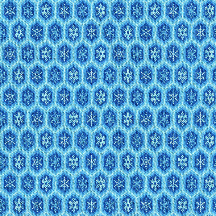 Patterned Neon Blue Rug, pat203lblu