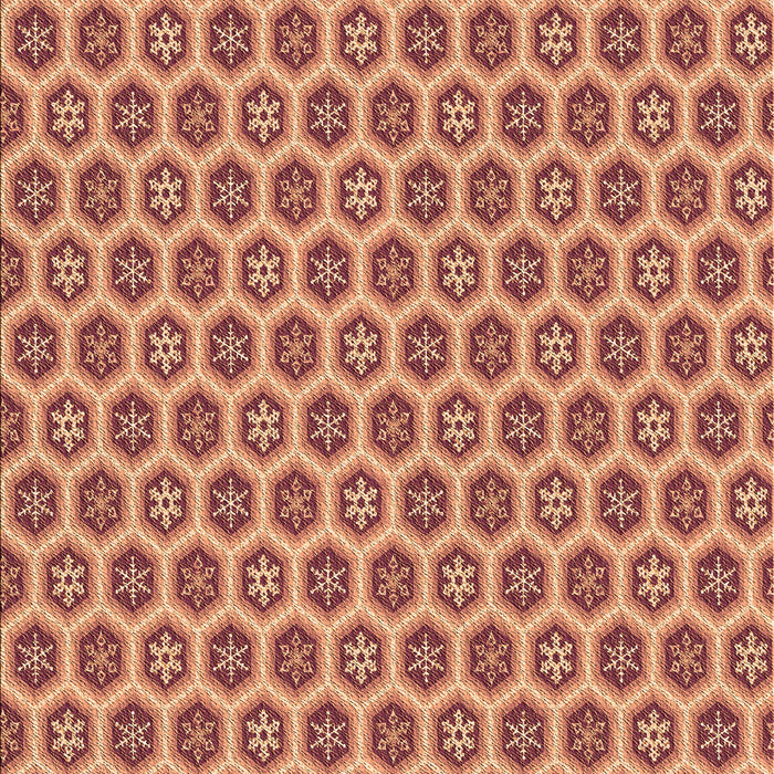 Patterned Red Rug, pat203org