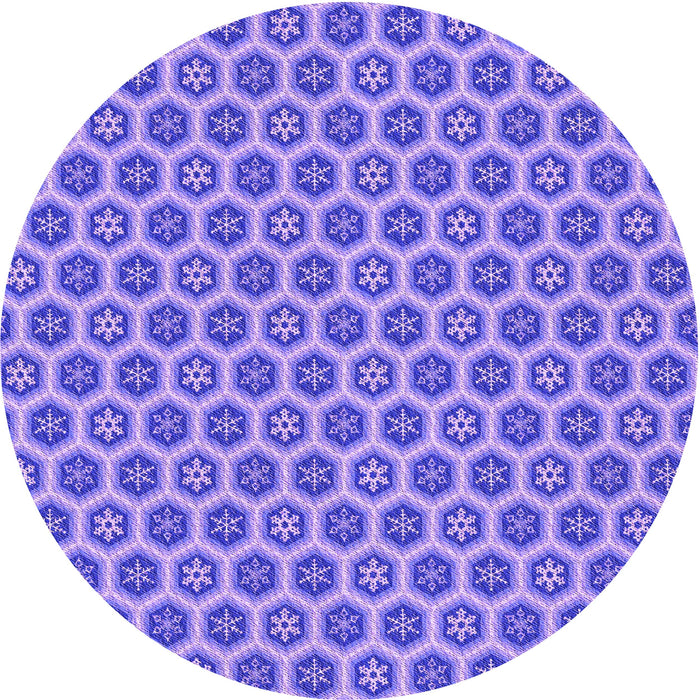 Square Machine Washable Transitional Bright Lilac Purple Rug in a Living Room, wshpat203pur