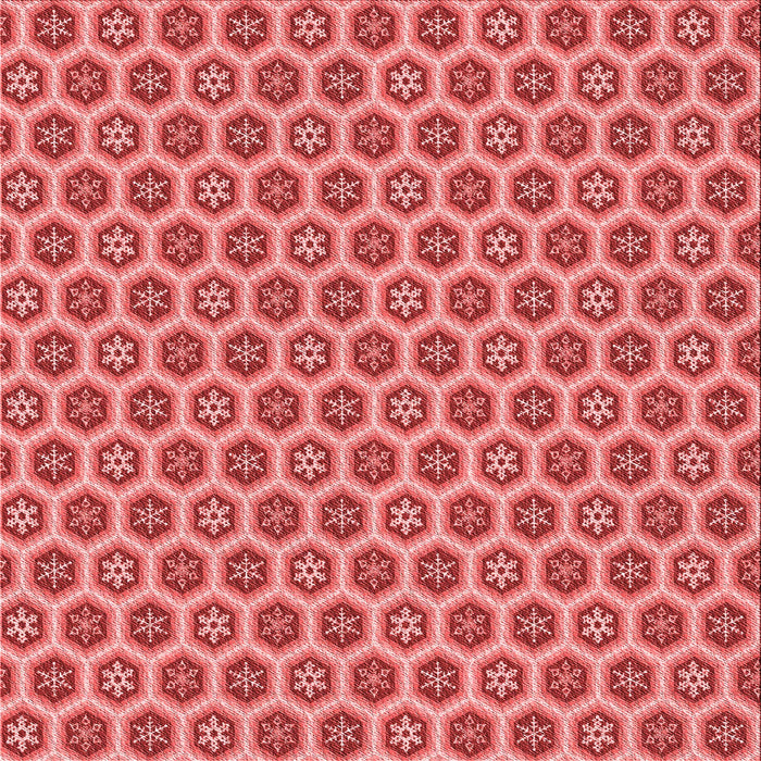 Round Patterned Red Rug, pat203rd