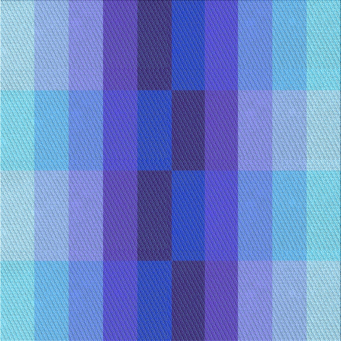 Round Patterned Blue Orchid Blue Rug, pat2030lblu