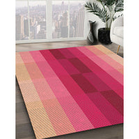 Patterned Orange Rug, pat2030org