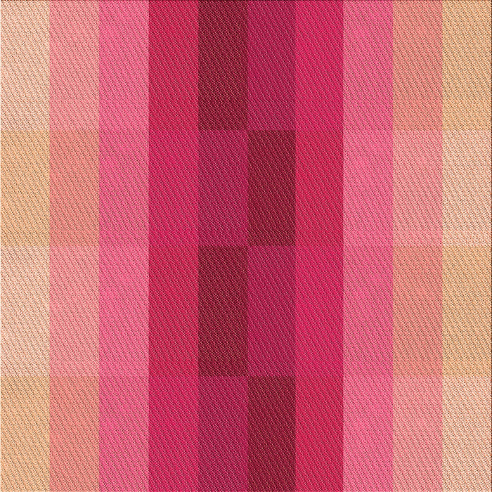 Round Patterned Orange Rug, pat2030org