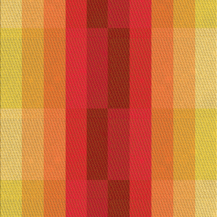 Patterned Neon Red Rug, pat2030yw