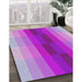 Machine Washable Transitional Violet Purple Rug in a Family Room, wshpat2030