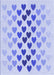 Patterned Blue Rug, pat2031blu