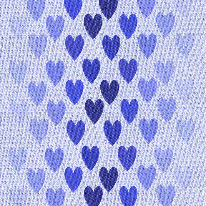 Machine Washable Transitional Blue Rug, wshpat2031blu