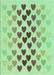 Patterned Green Rug, pat2031grn