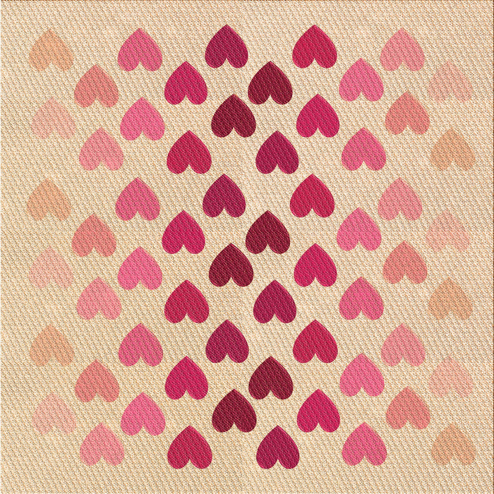 Round Machine Washable Transitional Deep Peach Orange Rug, wshpat2031org