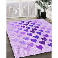 Patterned Purple Rug, pat2031pur