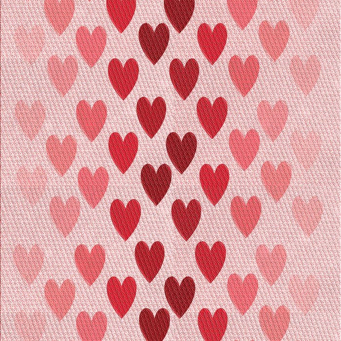 Machine Washable Transitional Pink Rug, wshpat2031rd