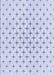Patterned Lavender Blue Rug, pat2032blu