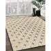 Machine Washable Transitional Moccasin Beige Rug in a Family Room, wshpat2032brn