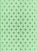 Machine Washable Transitional Mint Green Rug, wshpat2032grn