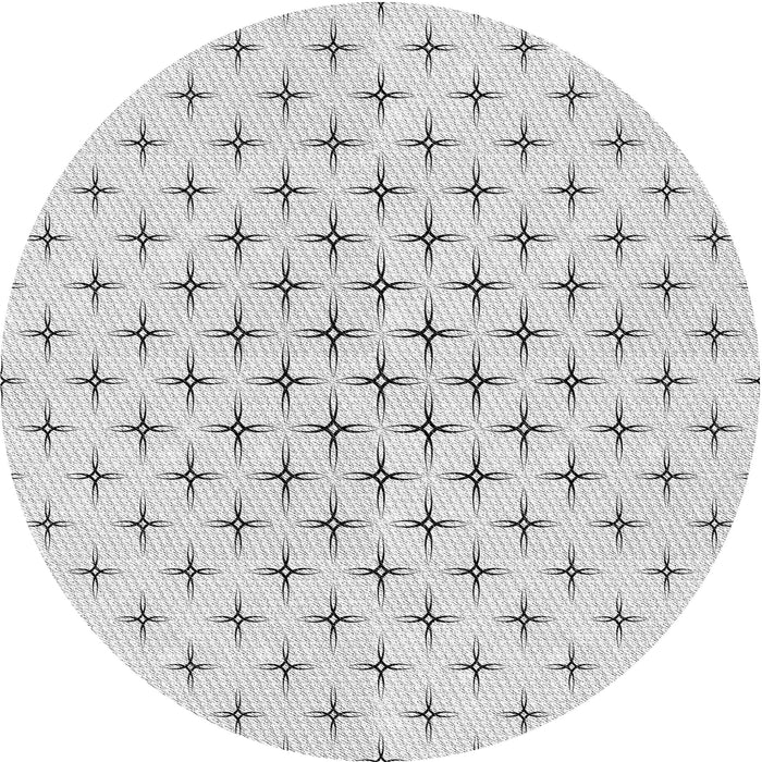 Square Patterned Platinum Gray Rug, pat2032gry