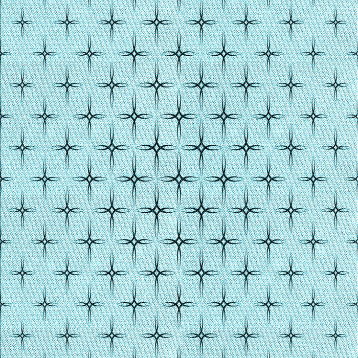 Patterned Electric Blue Rug, pat2032lblu