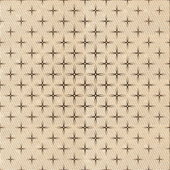 Round Patterned Moccasin Beige Rug, pat2032org