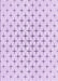 Machine Washable Transitional Bright Lilac Purple Rug, wshpat2032pur