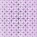 Round Machine Washable Transitional Bright Lilac Purple Rug, wshpat2032pur