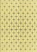 Machine Washable Transitional Sun Yellow Rug, wshpat2032yw