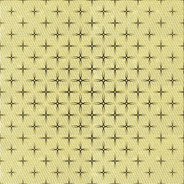 Round Machine Washable Transitional Sun Yellow Rug, wshpat2032yw