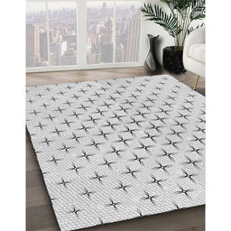 Patterned Off-White Novelty Rug in Family Room, pat2032