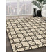 Patterned Wheat Beige Rug in Family Room, pat2033brn