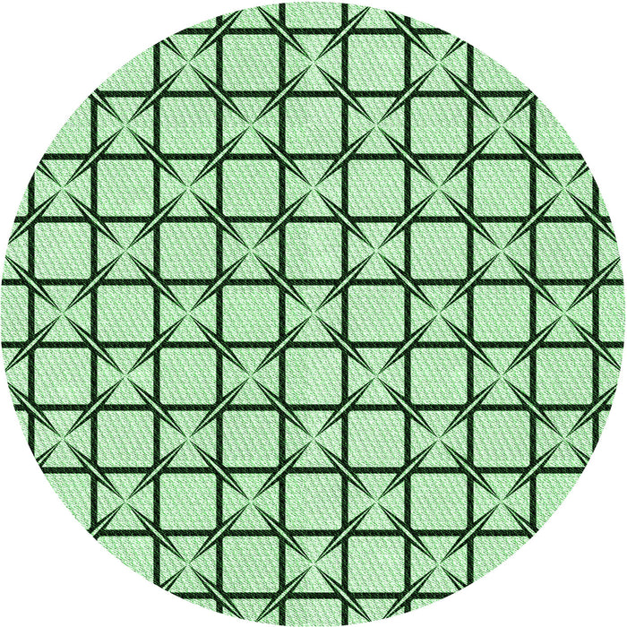 Square Machine Washable Transitional Mint Green Rug in a Living Room, wshpat2033grn