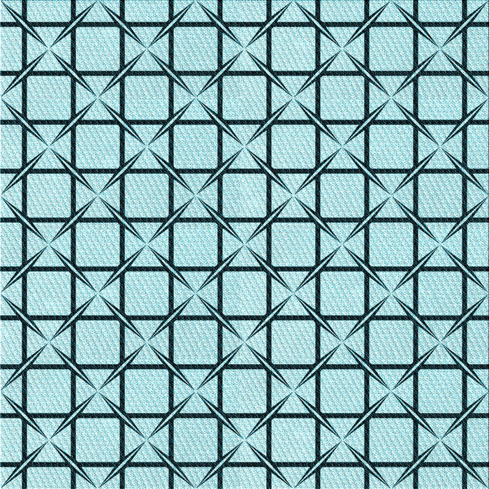 Round Patterned Aquamarine Stone Green Rug, pat2033lblu