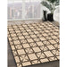 Machine Washable Transitional Sienna Brown Rug in a Family Room, wshpat2033org