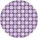 Square Patterned Purple Violet Purple Rug, pat2033pur