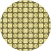 Square Patterned Mustard Yellow Rug, pat2033yw