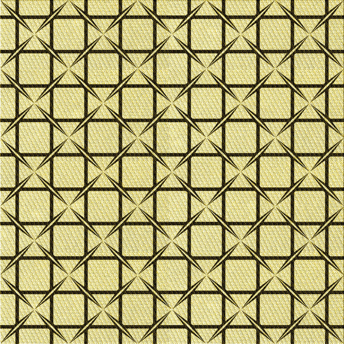 Round Patterned Mustard Yellow Rug, pat2033yw