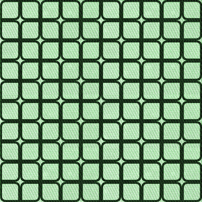 Round Patterned Mint Green Rug, pat2034grn