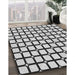 Patterned Platinum Gray Rug in Family Room, pat2034gry