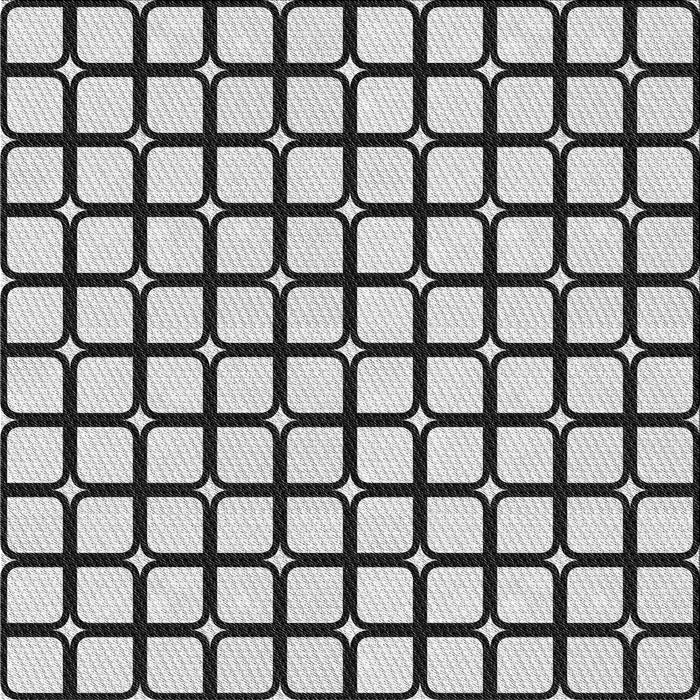 Round Patterned Platinum Gray Rug, pat2034gry