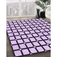 Patterned Purple Rug, pat2034pur