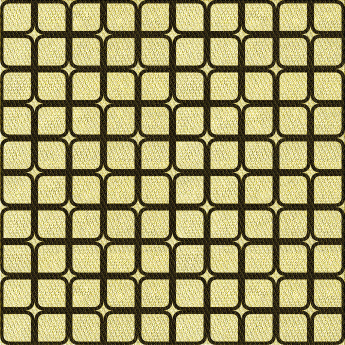 Round Patterned Mustard Yellow Rug, pat2034yw