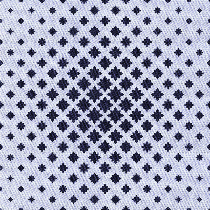 Round Patterned Lavender Blue Rug, pat2035blu