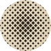 Square Patterned Wheat Beige Rug, pat2035brn